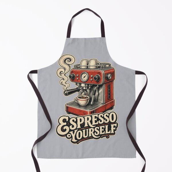 Item preview, Espresso Yourself Shirt, Funny Coffee Lover T-Shirt, Coffee Pun Humor Tee, Funny Coffee Gift Shirt, Vintage Espresso Machine Graphic designed and sold by TshirtsLabs.