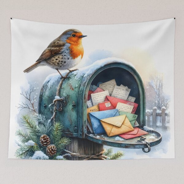 Item preview, Robin Winter Mail designed and sold by Sybille-Yates.