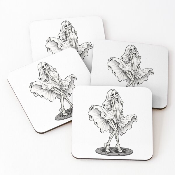 Item preview, Skeleton Monroe, Halloween Fun designed and sold by Inappropriate Ink.