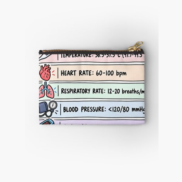 Item preview, Vital Signs Drawn Study Aid Nursing Student Sticker designed and sold by isokinetic.