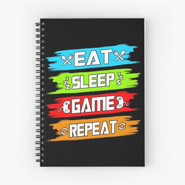 Item preview, Eat Sleep Game Repeat designed and sold by Dragstrider.