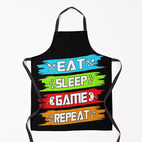 Item preview, Eat Sleep Game Repeat designed and sold by Dragstrider.