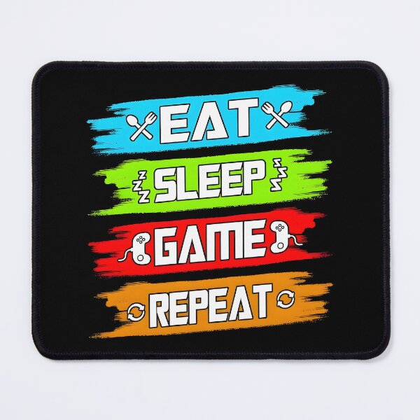 Artikelvorschau, Eat Sleep Game Repeat entworfen und verkauft von Dragstrider.