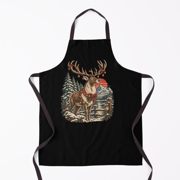 Item preview, Retro Santa Reindeer Winter Wonderland designed and sold by SOUFIANE1991.