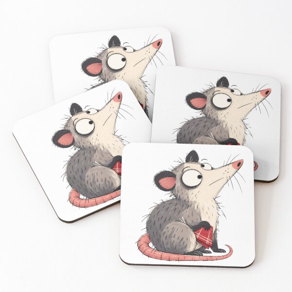 Item preview, Opossum with a Folded Napkin designed and sold by The-Art-of-D.