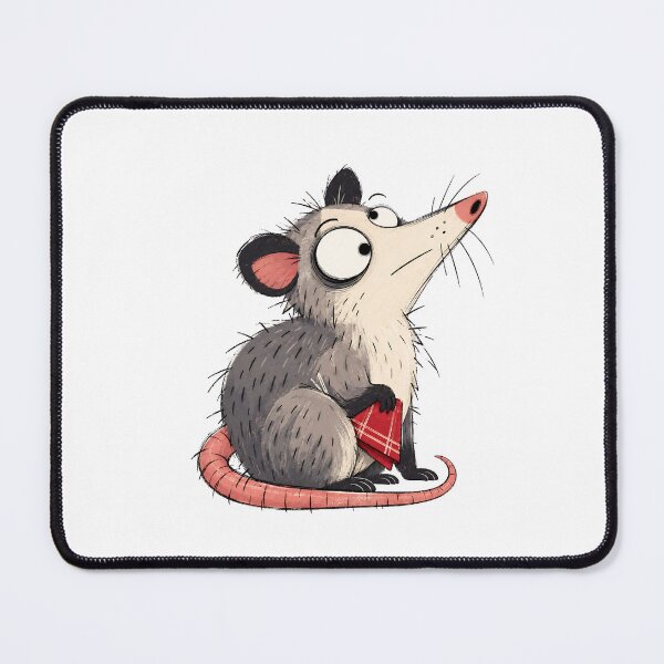 Item preview, Opossum with a Folded Napkin designed and sold by The-Art-of-D.
