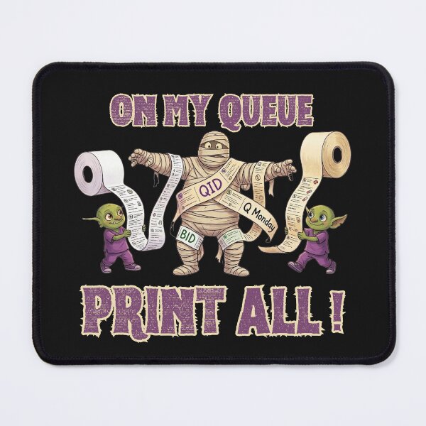 Item preview, Too Wrapped Up In Work Pharmacy Mummy designed and sold by Mercy&Cooper.