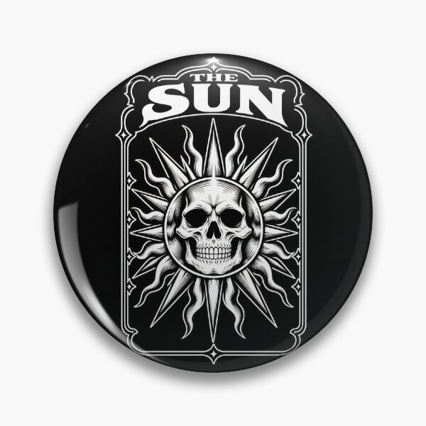 Item preview, The Sun Skull Tarot Design designed and sold by SteadyRolling.