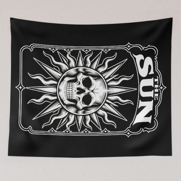 Item preview, The Sun Skull Tarot Design designed and sold by SteadyRolling.
