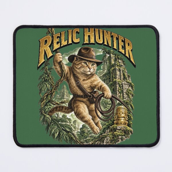 Item preview, Relic Hunter Funny Adventure Movie Cat Explorer Lover Gift designed and sold by FurRealStudioCo.