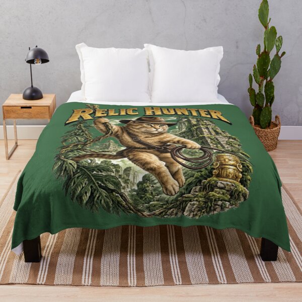 Item preview, Relic Hunter Funny Adventure Movie Cat Explorer Lover Gift designed and sold by FurRealStudioCo.