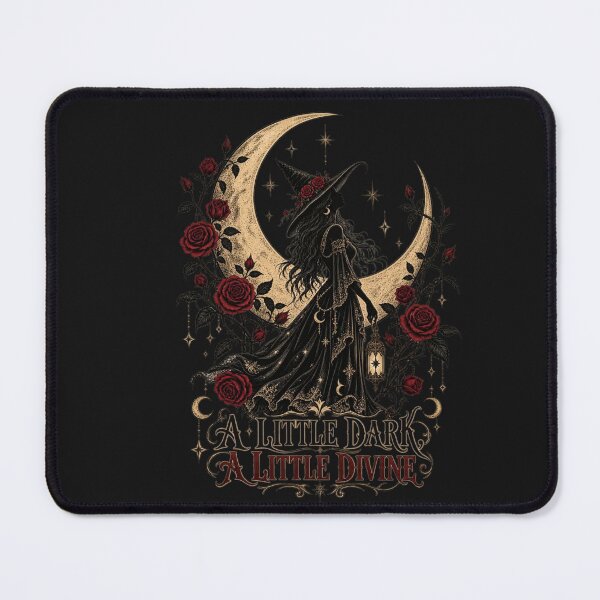 Item preview, Witchcore Crescent Moon Gothic Roses – Dark Divine designed and sold by Sanika arts .