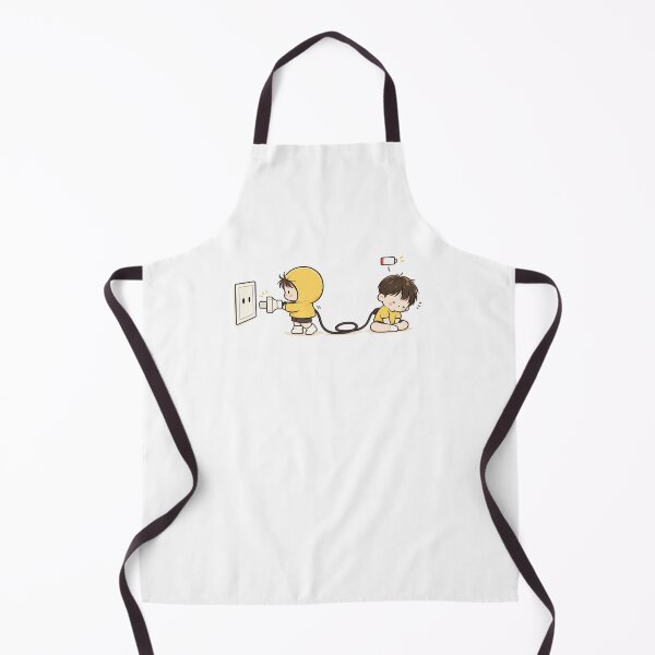 Item preview, Cute Introvert Battery Low Funny Cartoon – Recharge Your Social Energy designed and sold by CRAZZYDOODLES.