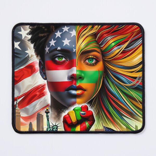 Item preview, Black Heritage & American Pride | Afro Unity | Juneteenth Freedom Graphic T-Shirt designed and sold by GarnerSupplyCo.