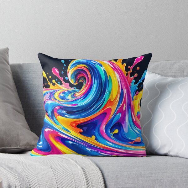 Item preview, Colorful pain wave splash designed and sold by urbanshop7.