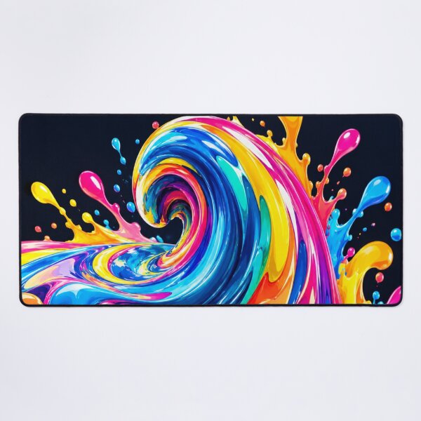 Item preview, Colorful pain wave splash designed and sold by urbanshop7.