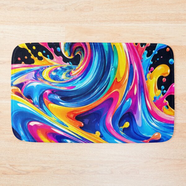Item preview, Colorful pain wave splash designed and sold by urbanshop7.