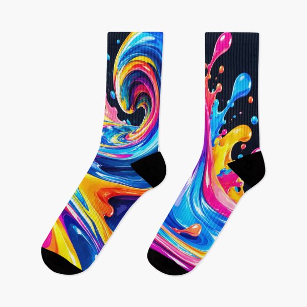 Item preview, Colorful pain wave splash designed and sold by urbanshop7.
