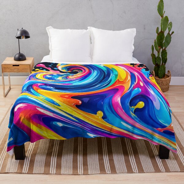 Item preview, Colorful pain wave splash designed and sold by urbanshop7.