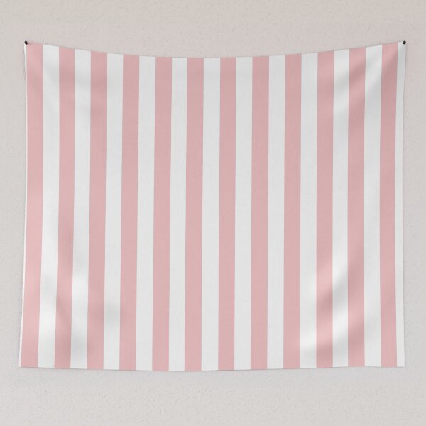 Item preview, Candy stripes in baby pink and white designed and sold by RishabhArts1.