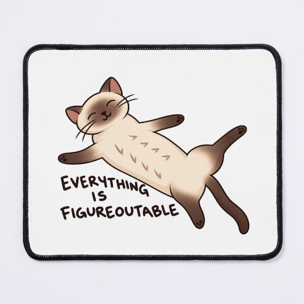 Item preview, Motivational Siamese Cat designed and sold by ayylucyy.
