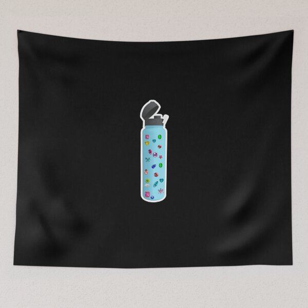 Item preview, Colorful Pastel Gemstones Pattern Light Blue Hydro Flask Aesthetic designed and sold by Creations by lyne.