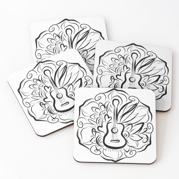 Item preview, Guitar mandala designed and sold by dare by Darya Momchilova.