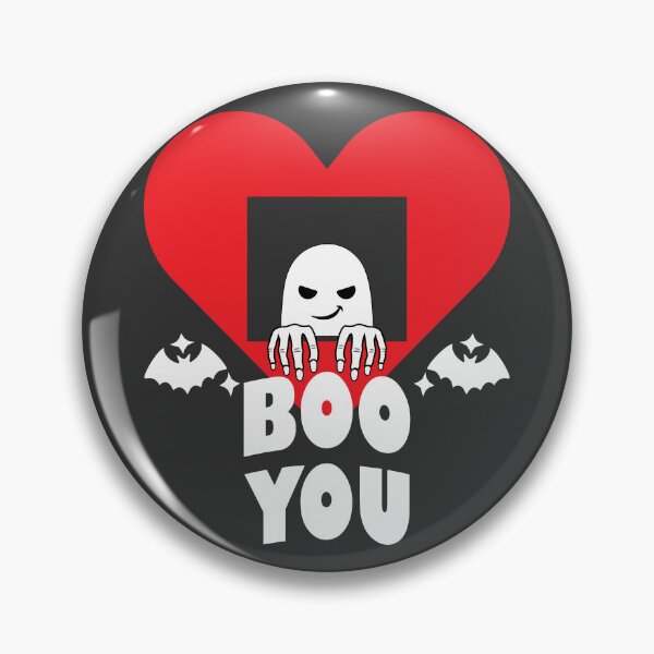 Item preview, Copy of Funny Boo You Spooky Ghost Red Heart Halloween designed and sold by ANJ Creative Designs.