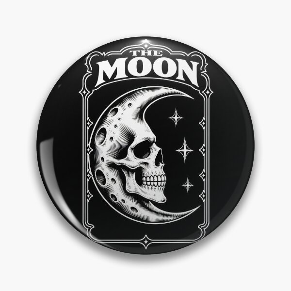 Item preview, The Moon Skull Tarot Design designed and sold by SteadyRolling.