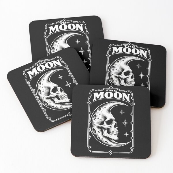 Item preview, The Moon Skull Tarot Design designed and sold by SteadyRolling.