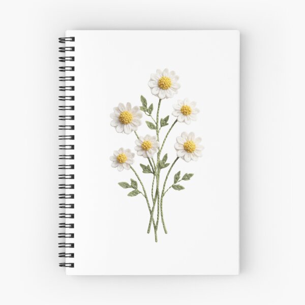 Item preview, Charming White Daisies Flower Bunch Felt Craft Design designed and sold by Mellow Doodle Co..