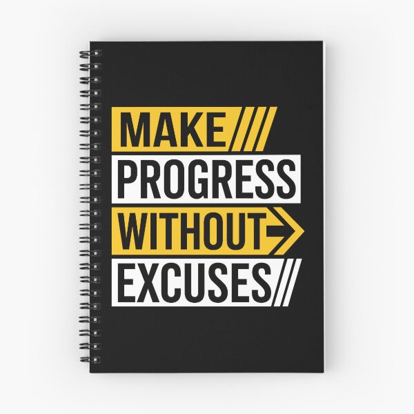Item preview, Make Progress Without Excuses designed and sold by rejowan-arts.