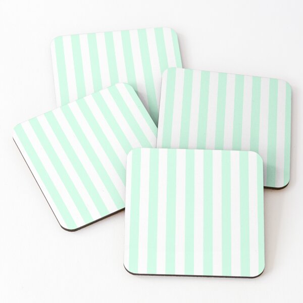 Item preview, Candy stripes in mint green and white designed and sold by RishabhArts1.