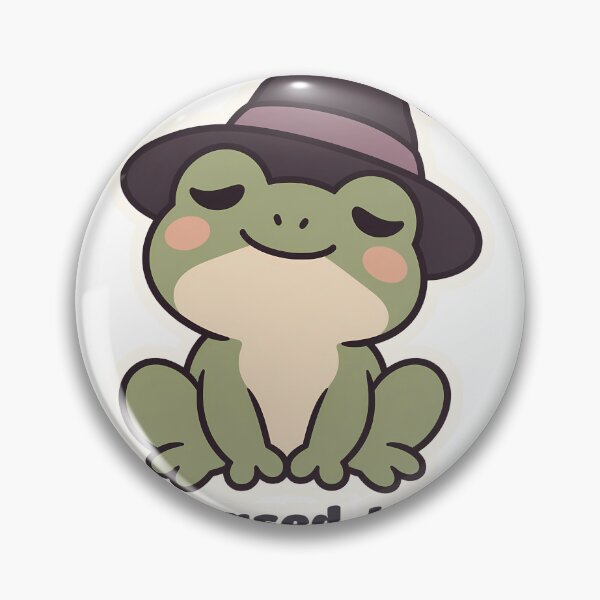 Item preview, Sleepy Witch Frog Cursed but in a Cozy Way designed and sold by OuqCreations.