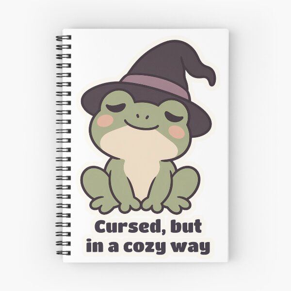Item preview, Sleepy Witch Frog Cursed but in a Cozy Way designed and sold by OuqCreations.