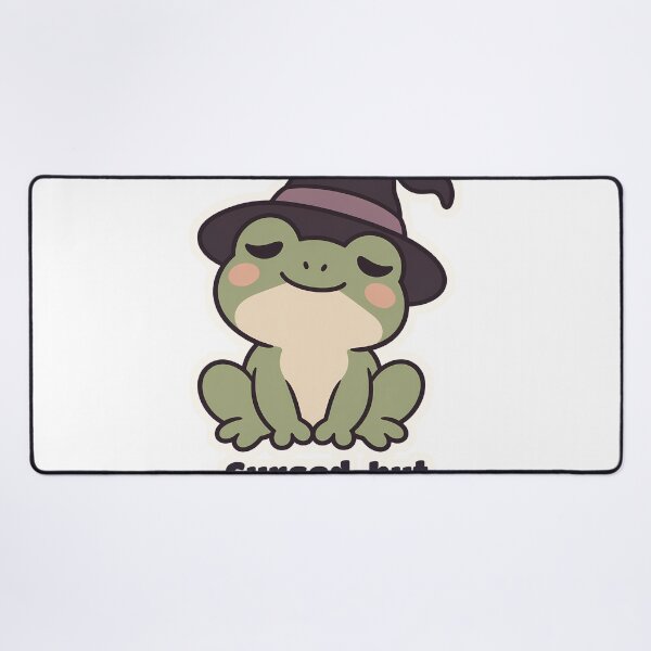 Item preview, Sleepy Witch Frog Cursed but in a Cozy Way designed and sold by OuqCreations.