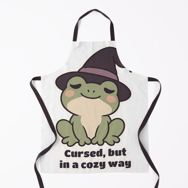Item preview, Sleepy Witch Frog Cursed but in a Cozy Way designed and sold by OuqCreations.