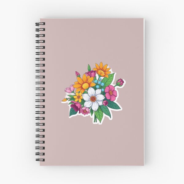 Item preview, Colorful Flower Bouquet Sticker – Cute Floral Botanical Sticker for Flower Lovers designed and sold by surbhiArt.