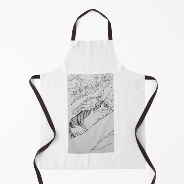 Item preview, Curious Cat in the Tree - Manga Line Art designed and sold by Boujart.