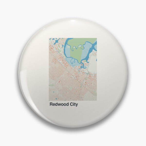 Item preview, Redwood City Minimalistic Map Art designed and sold by MapsNerd.