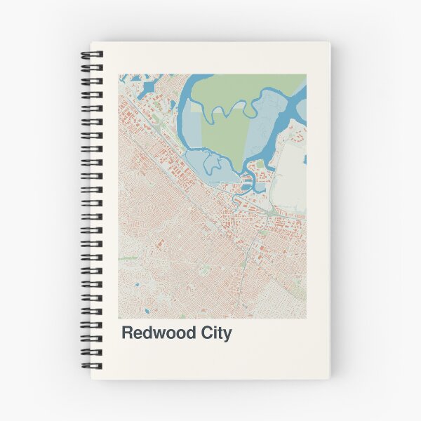 Item preview, Redwood City Minimalistic Map Art designed and sold by MapsNerd.