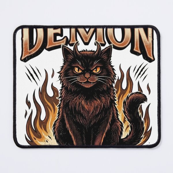 Item preview, My Pet Is a Demon – Funny Halloween Black Cat T-Shirt designed and sold by Shahjiar Shop.