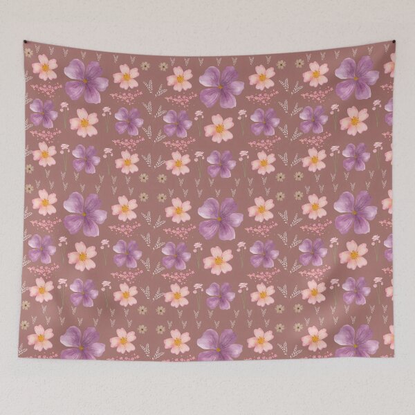 Item preview, Floral pattern design in warm colors designed and sold by Azurart2.