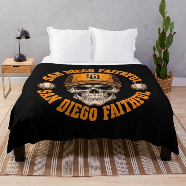 Item preview, San Diego Faithful Baseball Skull Graphic Design designed and sold by Whirx.