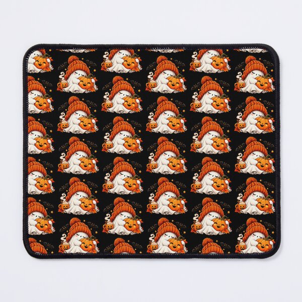 Item preview, Sleepy Halloween Ghost Hugging Pumpkin – Cute Cozy Spooky Season designed and sold by Vsajanas.