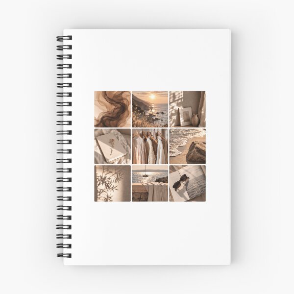 Item preview, Neutral Coastal Beige Aesthetic Moodboard Mediterranean Slow Living, Beach House, Summer Ocean & Minimalist Lifestyle Collage designed and sold by LumiMuse.