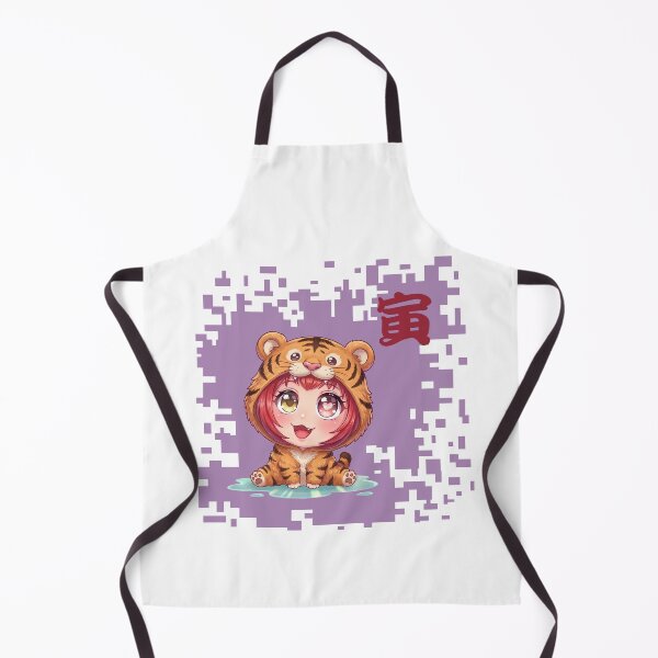 Item preview, Kawaii Japanese Zodiac tiger – Year of the tiger designed and sold by Neo Japonism Art.