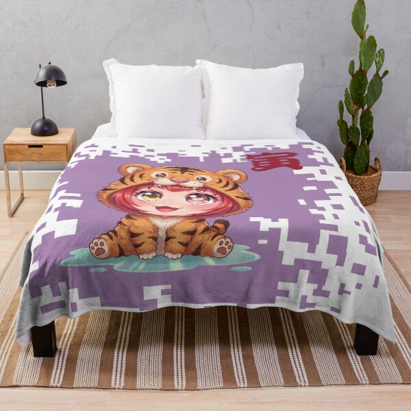Item preview, Kawaii Japanese Zodiac tiger – Year of the tiger designed and sold by Neo Japonism Art.