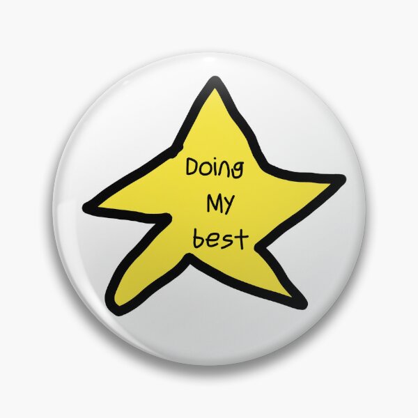 Item preview, Doing My Best Gold Star designed and sold by Stormboi Trading Co..