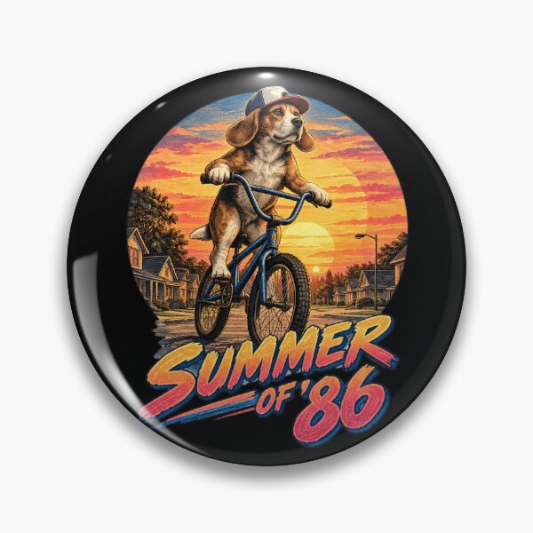 Item preview, Summer of 86 Funny 80s Movie Dog Retro Coming of Age Beagle Lover Gift designed and sold by FurRealStudioCo.